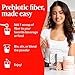 Prebiotic Fiber Powder - Unflavored & Sugar Free | 45 Servings | Fiber Supplement to Support Digestive Regularity, Gut Health, Bloating & Immune Support - 1 Scoop of Soluble Prebiotic Powder Daily