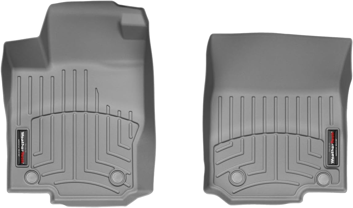 WeatherTech Custom Fit FloorLiners for Mercedes GL-Class, GLE-Class, ML-Class - 1st Row (464011), Grey