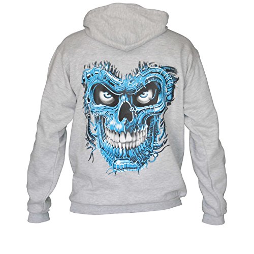Sweat à capuche tête de mort PATOUTATIS 9573 pour homme et femme