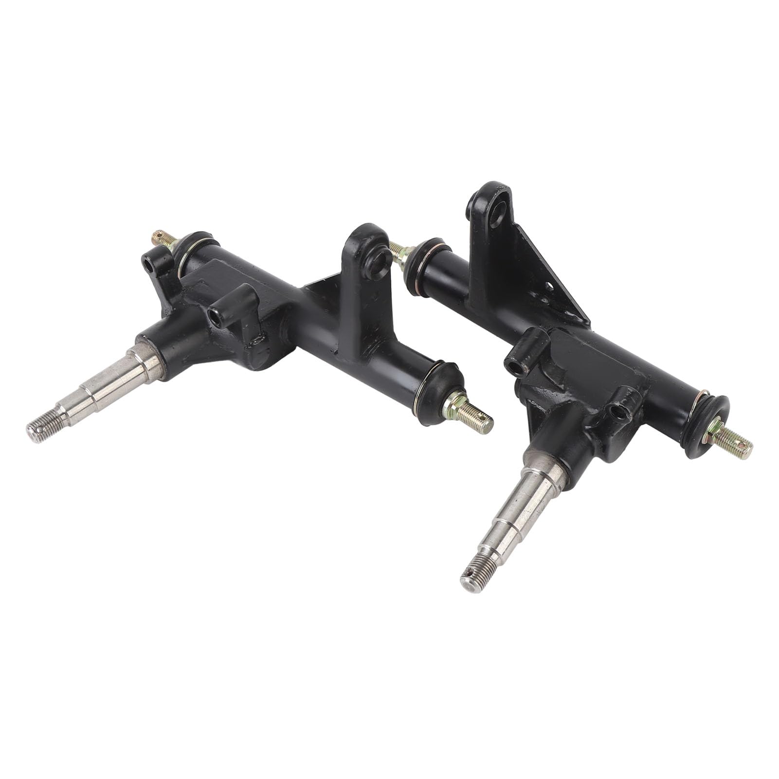 RiToEasysports Perno Puntone Sinistro Destro in Lega di Acciaio per Go Kart Perno Albero da 3,5 Pollici Diametro Esterno 32 Mm con Sterzo Preciso Installazione Facile per Kandi Go Kart Buggy