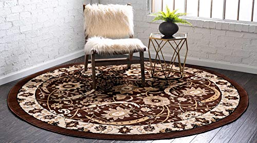 Tapete decorativo Unique Loom Brown Beige 245x245 cm miniatura 3