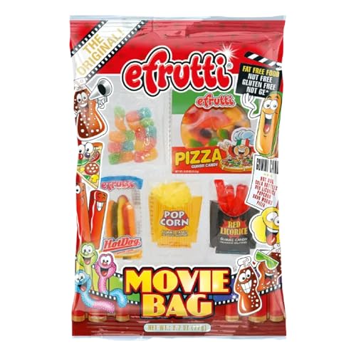 Gummy Movie Bag - E Frutti Gummy Candy, 2.7 oz