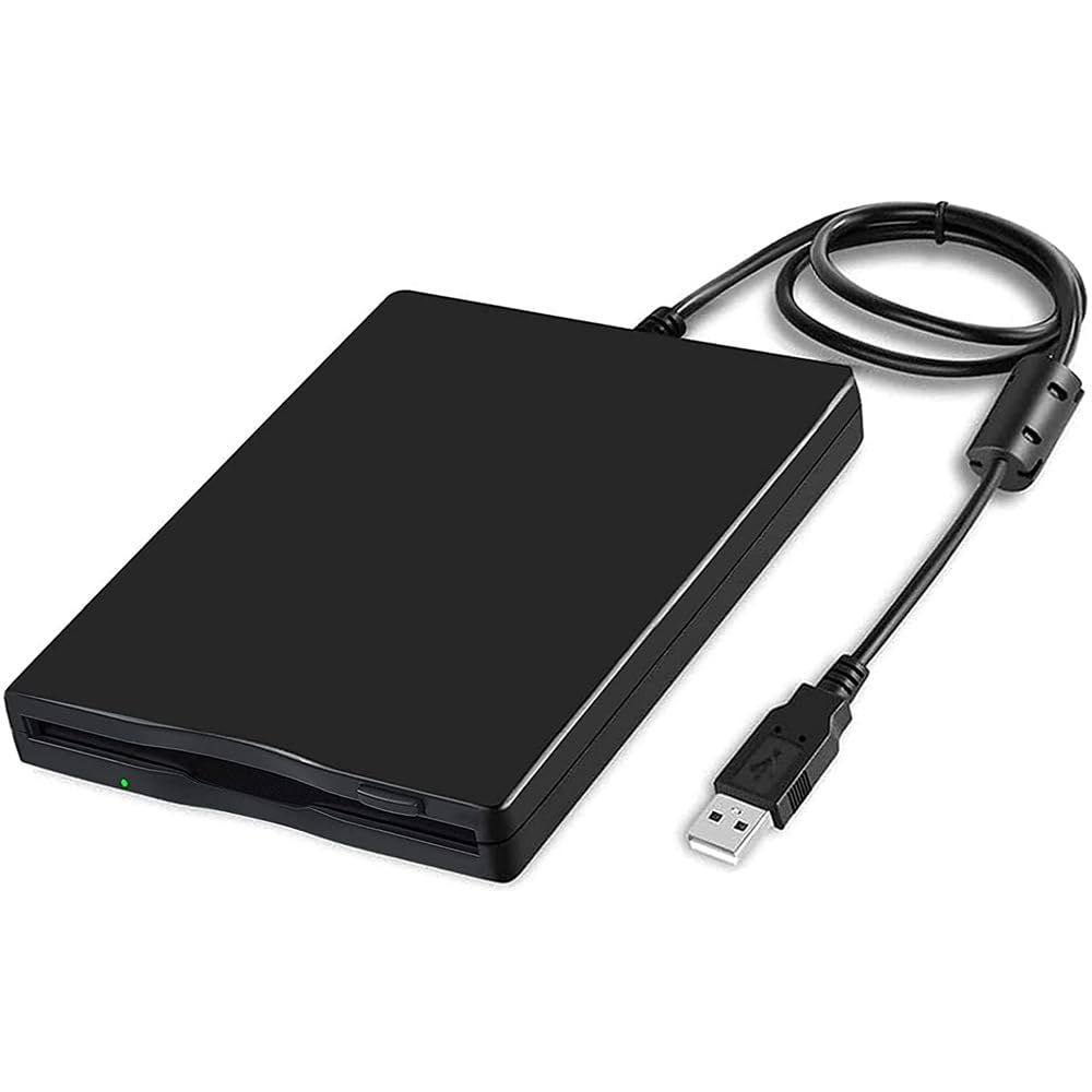 Mobile Floppy Disk Player External USB Floppy Disk Drive, High Speed Data Transfer, Low Power Consumption, Anti-Slip Design No Driver Required