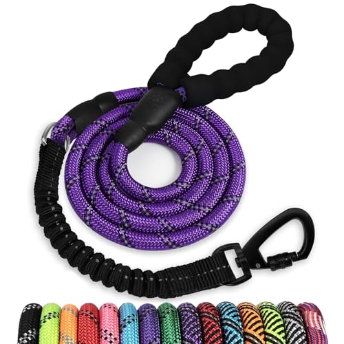 Rope Dog Leash 6 FT: Heavy Duty Leashes with Swivel ...