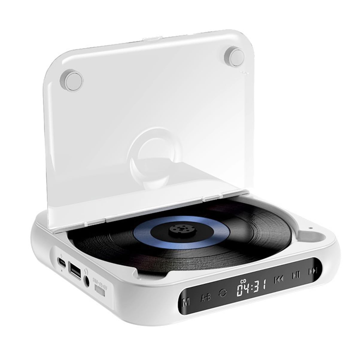 Lecteur CD externe portable pour voiture, port AUX, lecteur CD USB universel pour véhicule, ordinateur portable, TV ordinateur, Android 4.4 et versions ultérieures