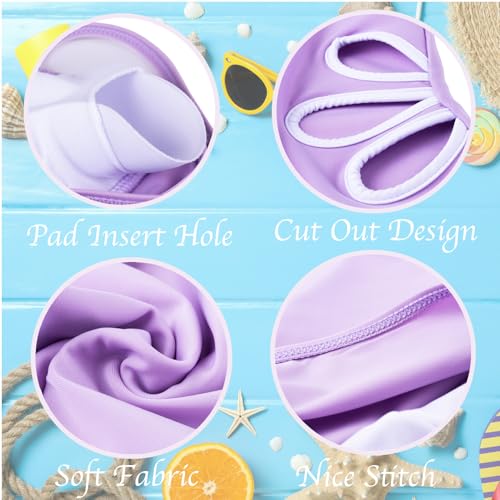 Girls Swimsuit Adjustable Straps Cut Out One Piece Bathing Suit with Cover Up Skirt Girls' Swimwear4