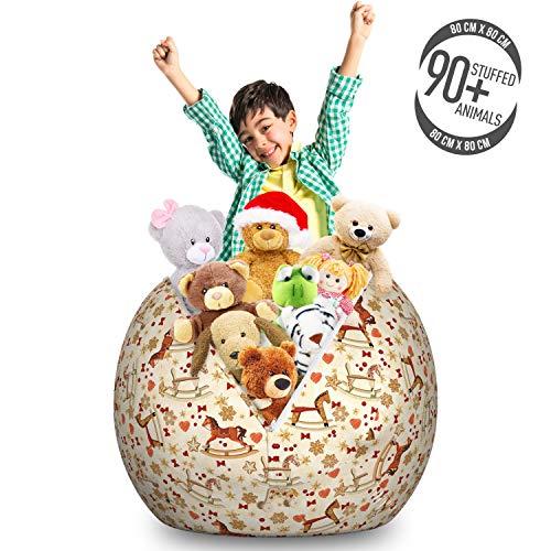 Ambesonne CTB_52421_L Toy Horse Storage Toy Bag Chair thumb #2