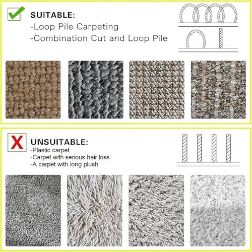 Image of WILLBOND Carpet Cord Cover Cable Protector Floor Cover Cable Protector Management Only for Commercial Office Carpet(39.37 ft,Grey)