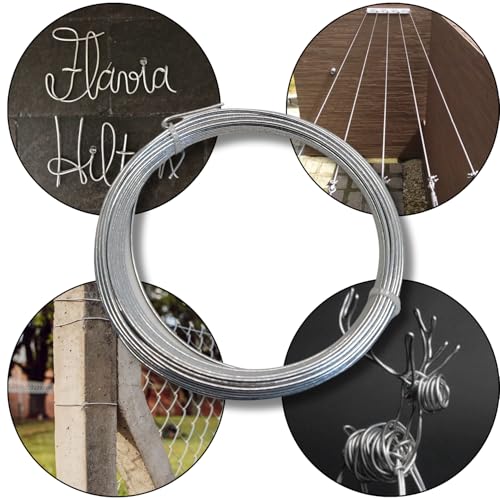 Arame Galvanizado Amarração Artesanato 18 Bwg 1,24mm 10m