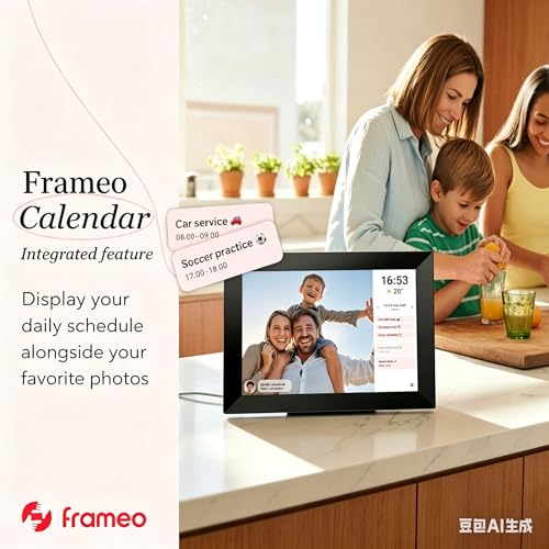 Image of 32GB FRAMEO 10.1 Inch Smart WiFi Digital Photo Frame (Pack of 3)