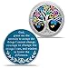 7 Year Sobriety Coin with Serenity Prayer, Unity Service Recovery, AA Milestone Token,Colorful Tree of Life, Dual-Sided Inspirational Medallion, Ideal Recovery Gift for Both Men and Women