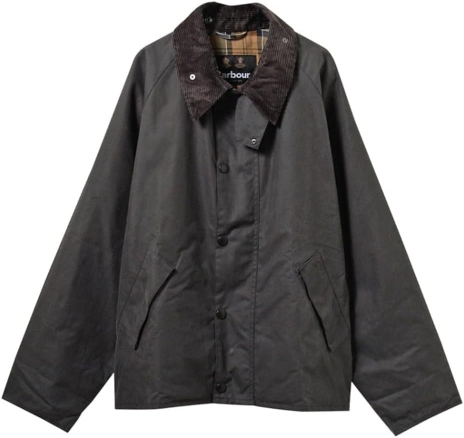 Barbour バブアー OSトランスポートワックスジャケット 38 グレー