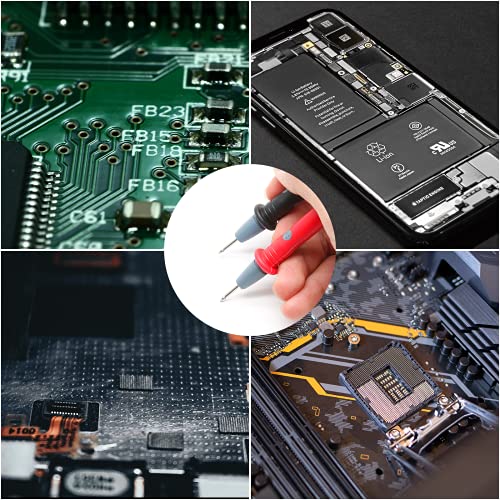 Image of 1 Pairs Digital Multimeter Test Leads Banana Plug, Multimeter Probes Voltmeter Test Probe 10A 1000V