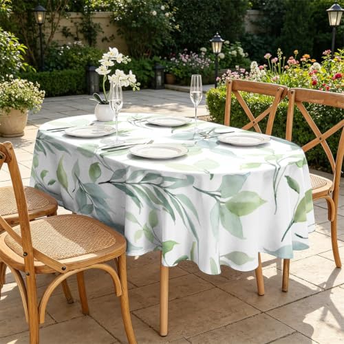 Nappe ovale eucalyptus imperméable pour en finir avec les taches - 2
