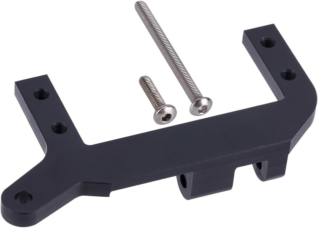TRX4 Servo Mount Stand，Aluminium TRX4 SOA Mount 4-Link Suspension for 1/10 RC Crawler Car TRX-4 Servo on Axle Mount Upgrade (Black)