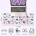 Kawaii Goth Mouse Pad XL, Gothic Cute Extended Large Gaming Mouse Pad, Purple Pink Witch Mouse Pad Mousepad, Kawaii Mouse Mat, Spooky Halloween Witch Desk Accessories Stuff Decor, 31.5 X 11.8 Inch