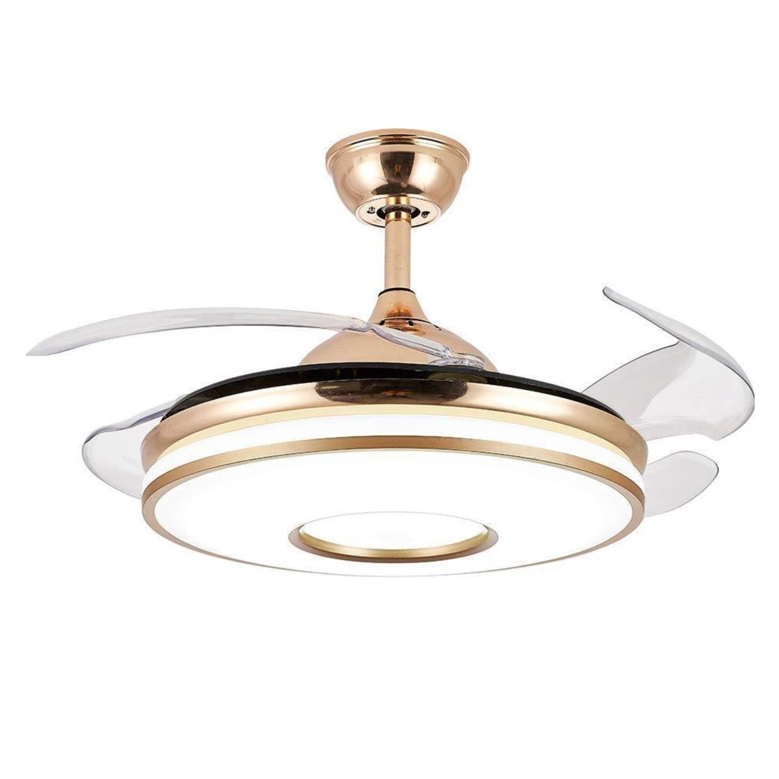 ERETYRET Invisible Fan Light Living Room Dining Ceiling Smart Quiet Cooling