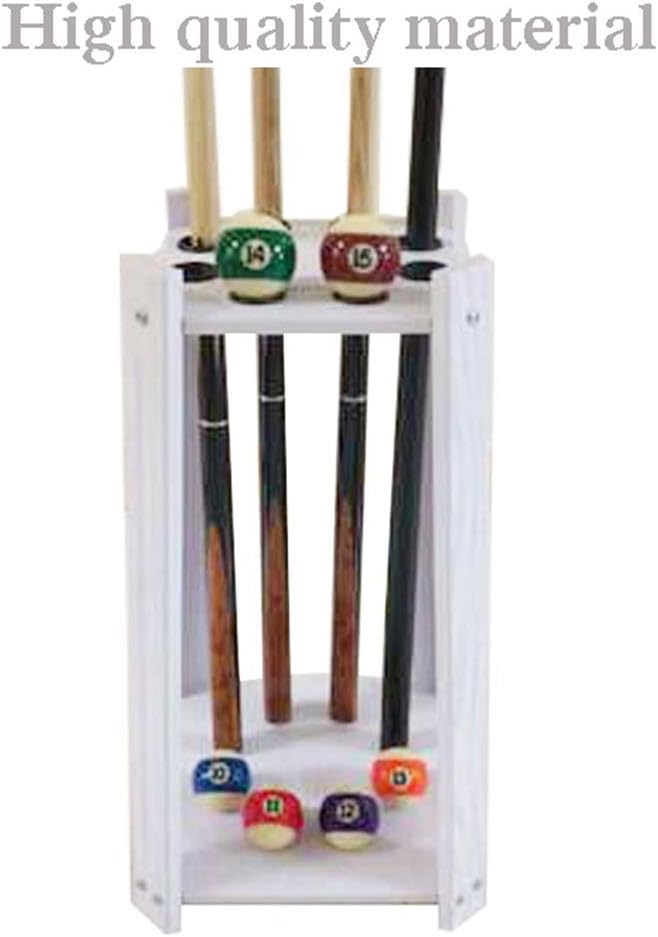 Pool Cue Rack, 8 Holes Floor Stand Display Stand Billiard Supplies for Unisex