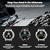 KOSPET TANK T3 Ultra Smartwatch Uomo, Orologio Militare on GPS, 5ATM Impermeabile, 1.43”Schermo HD AMOLED, 170+ Modalità Sport, Chiamata Bluetooth/Altitudine/Pressione/Bussola (Nero)