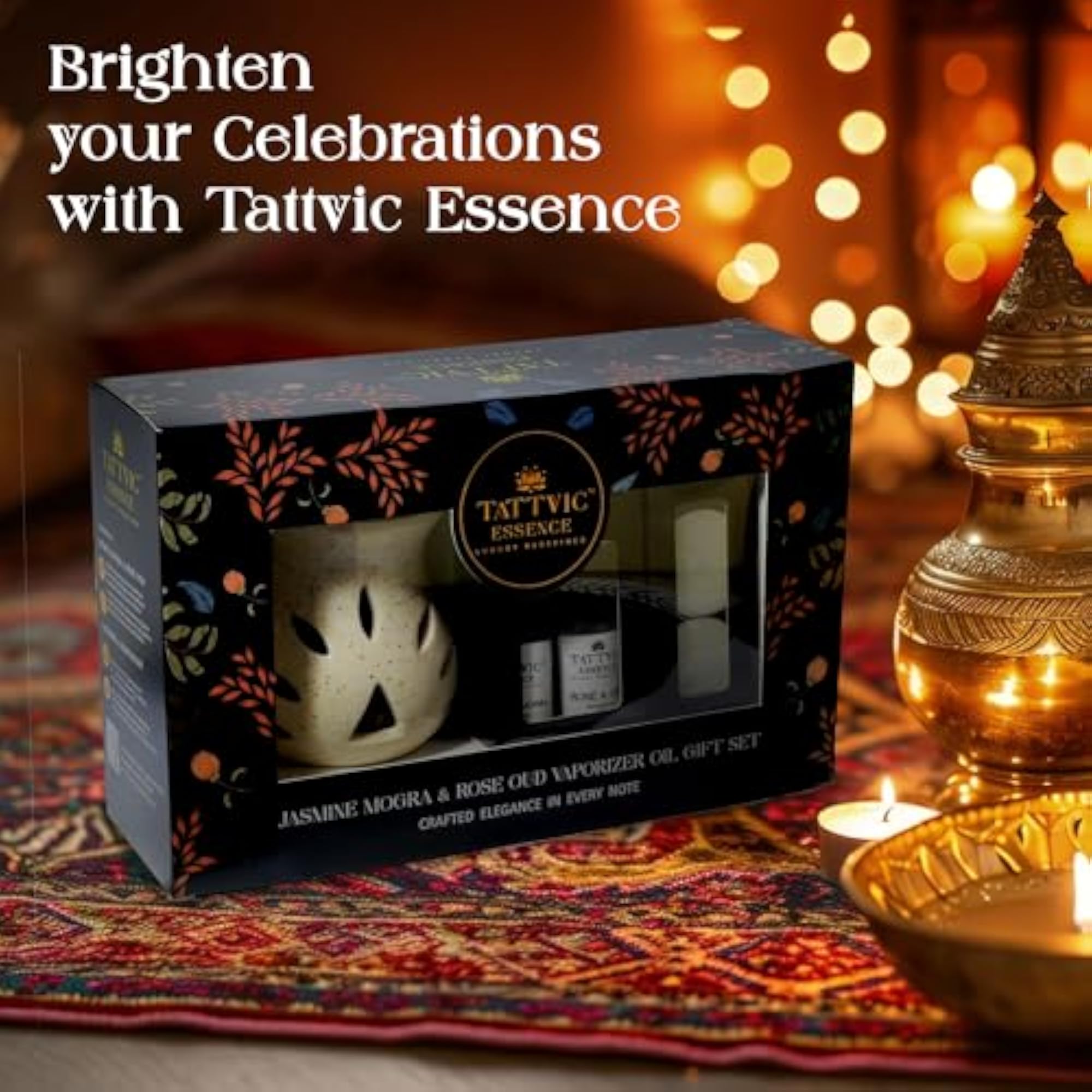 Tattvic Essence Jasmine Mogra Vaporizer Set, 20ml