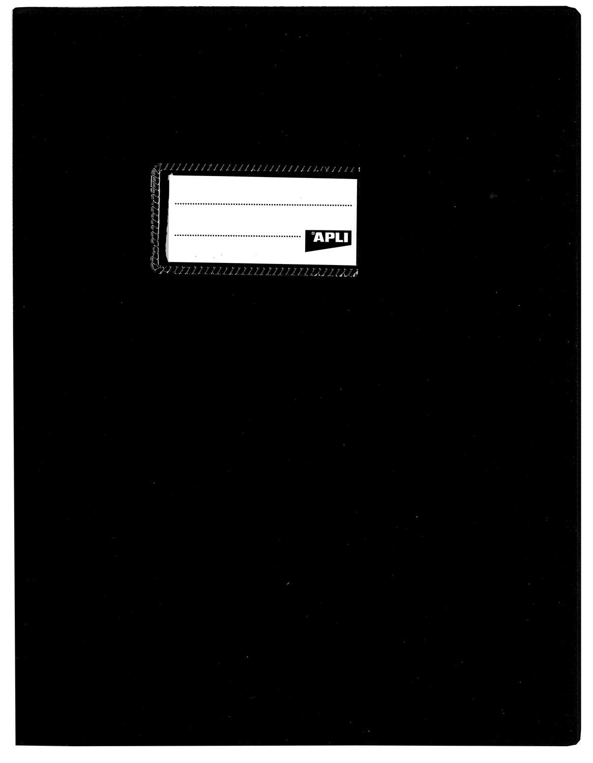 Protège-cahier Opaque Noir En PVC - Format A4 21x29,7 Cm - Épaisseur 19/100ème - Grain Cuir