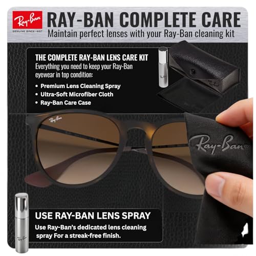 Image of Ray-Ban RB4171 ERIKA CLASSIC Phantos Shaped Sunglasses for Women with Official RAYBAN Eyewear Kit