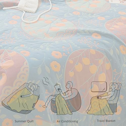 Couverture boho 100% coton de style bohéme vintage - 6