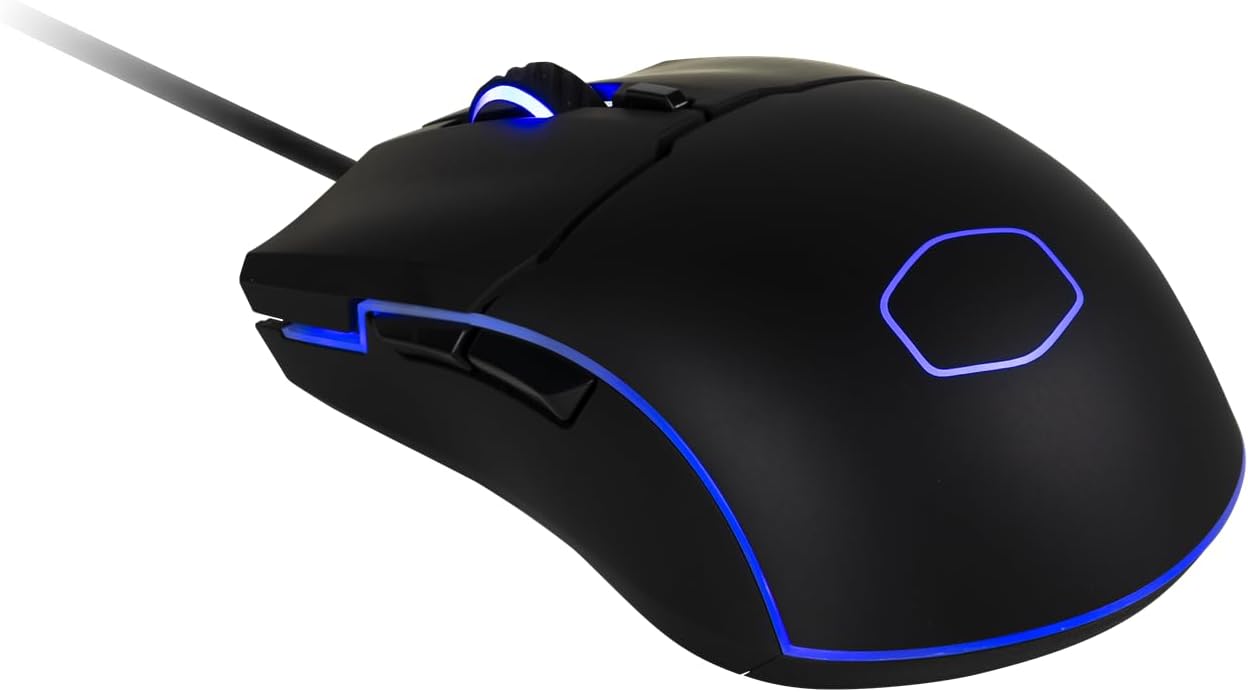 Cooler Master Optical Gaming Mouse (USB/Black/10000dpi/8 Buttons/RGB LED) - MasterMouse CM310