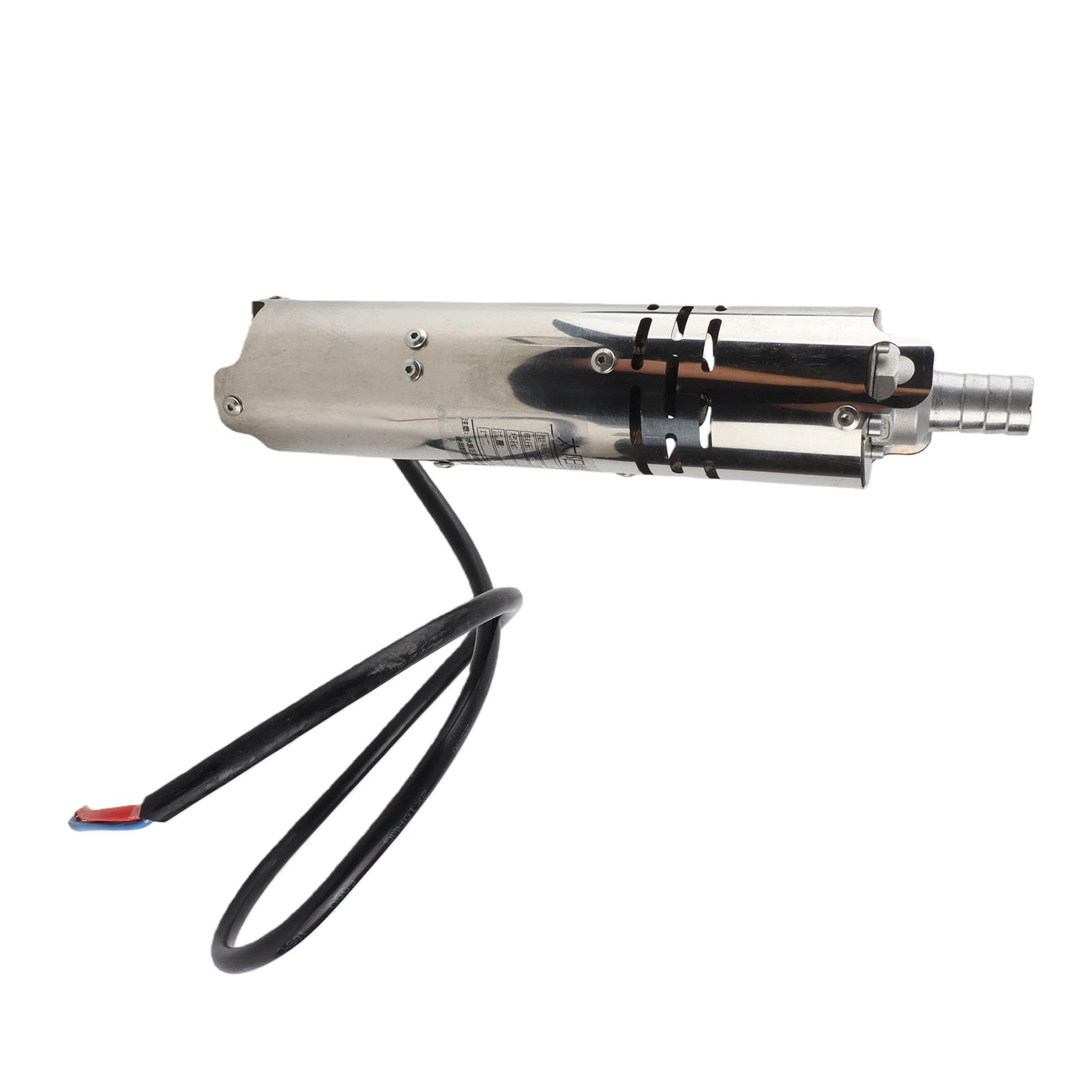 Cocoarm Bomba Sumergible Bomba de Agua sin Escobillas CC de Acero Inoxidable 12 V 240 W MPPT Incorporado Amplio Voltaje 10 V a 22 H Elevación de 20 M para Estanque de Pozo de Riego Solar (S122T-30)