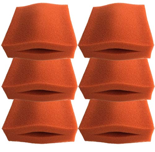 Finest-Filters 6 x Oase Biotec 5/10/30 di ricambio rosso fine filtro per laghetto schiume