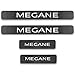AEVEILS 4 Unids Fibra de Carbono Decoración para estribos de Coche para Renault Megane, Umbral de Puerta Pedal de Bienvenida Barra de Umbral de Desgaste Pegatinas Protector de Placa