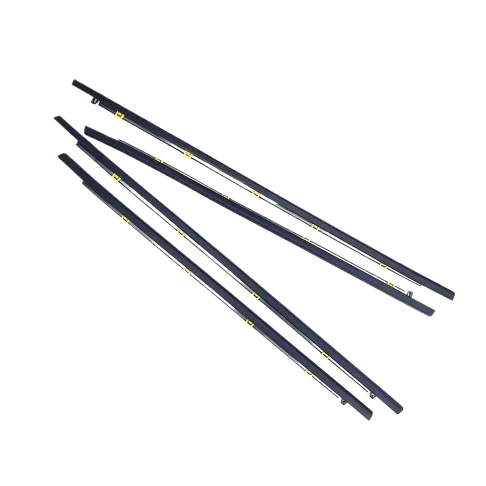 for CRV 2002-2022 4pcs Car Window Glass Sealed Strip Side Window Wheatherstrip ATGCBCAUF(for 17-22)