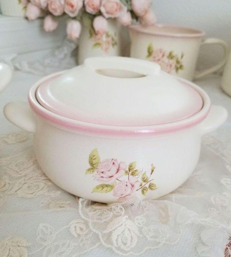 イマン imane ダイアナローズ 土鍋 キャセロール 小 薔薇 ローズ imane