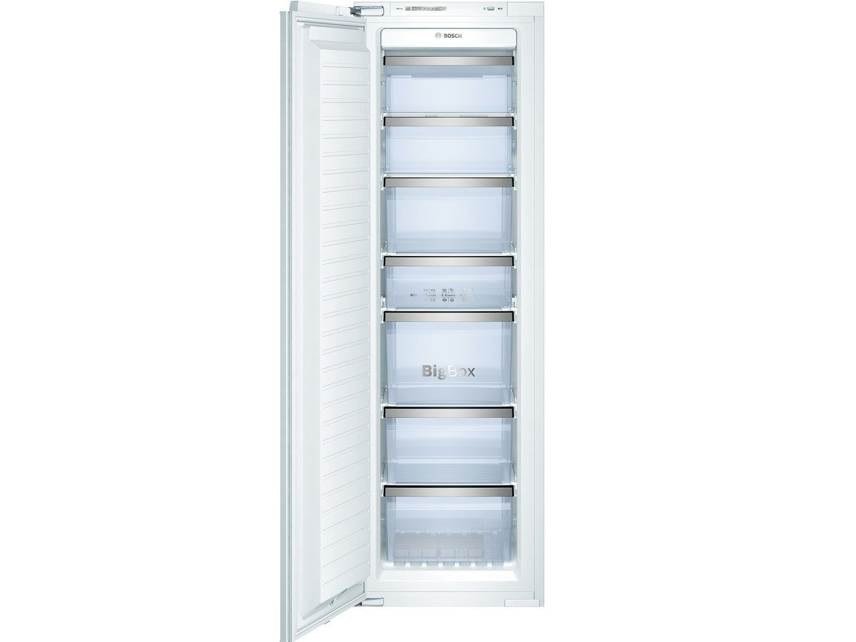 Bosch GIN38P60 Gefrierschrank/A++ / 177,2 cm Höhe / 244 kWh/Jahr / 213 Liter Kühlteil / 213 Liter Gefrierteil/Optischer und akustischer Alarm bei Temperaturanstieg/weiß