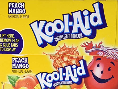 48 Kool Aid packets of Peach Mango Makes 96 quarts just add sugar by Kool-Aid