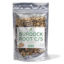 Herb To Body Burdock Root Cut & Sifted 4 oz, Wildcrafted Arctium Lappa Dried for Herbal Tea, Dried Burdock Tea, and Natural Wellness Uses