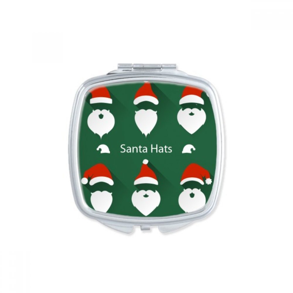 Miroir de poche arbre vert pour vos retouches maquillage en soirée de réveillon
