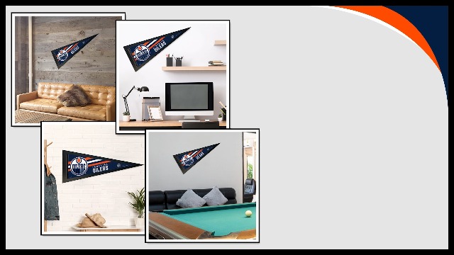 Columbus Blue Jackets Pennant Flag With Wall Mount Kit - Official NHL Team Banner 12x30 Inches