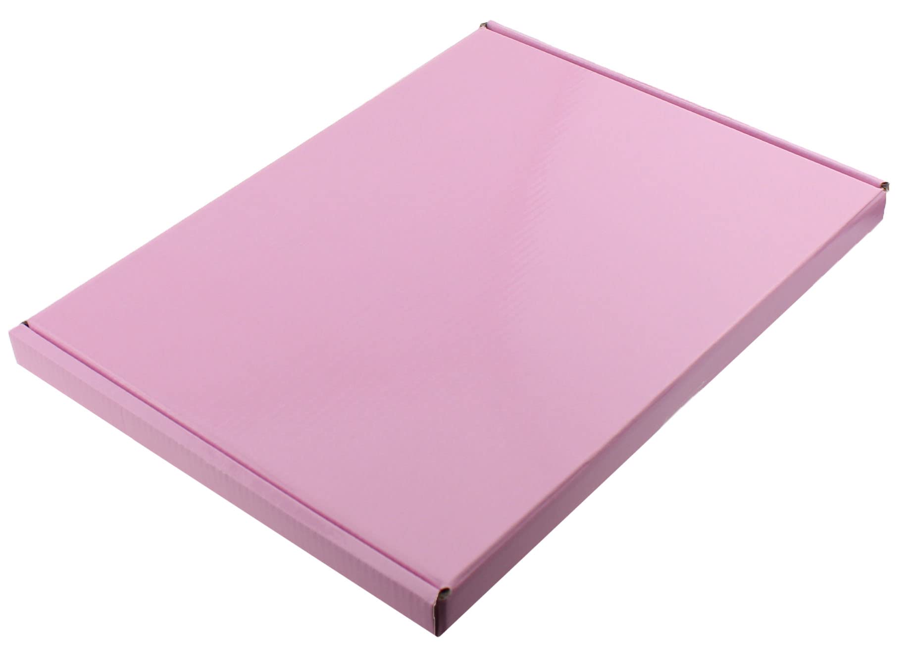 MEG4TEC Pack of 250 Satin Pink C4/A4 Pip Boxes - Large Letter Cardboard Shipping Boxes (32.5cm x 22.7cm x 2cm)