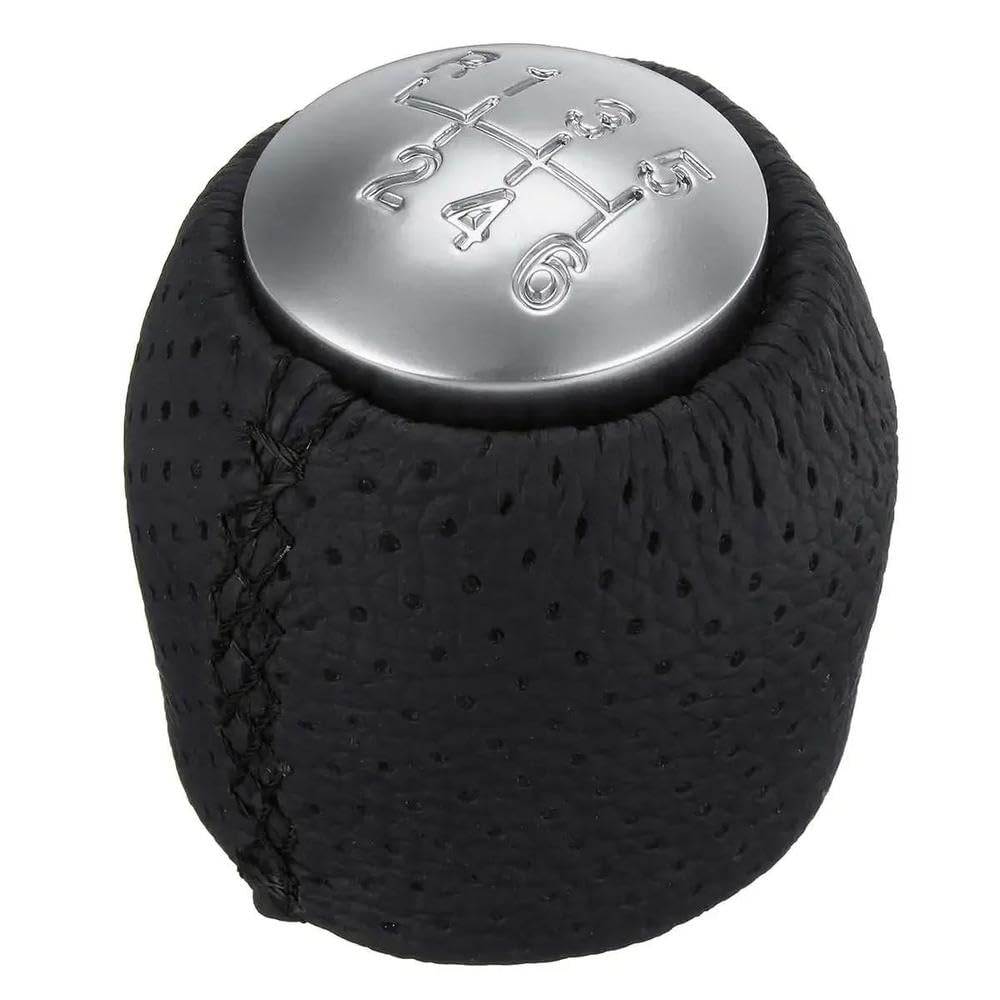 Sxqpocar Black 6 Speed Manual Gear Shift Knob Lever Shifter Handball 55344557 For Alfa Romeo 159 For Brera For Spider 2005-2011 Shift Lever Head(Black)
