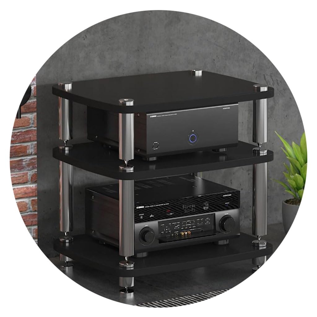 Przenośny Audio HiFi 1/2/3/4 Warstwy Stojak na gramofon gramofon stojak na gramofon z amortyzującymi nóżkami stojak na wzmacniacz mocy mobilny do urządzeń itp