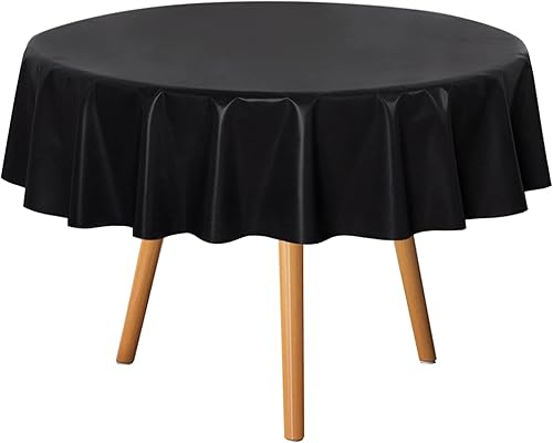 Miniatura 178 de sancua - Mantel rectangular de PVC 100 % impermeable, 54 x 54 pulgadas, vinilo a prueba de aceite, derrames, fácil de limpiar con un paño, para