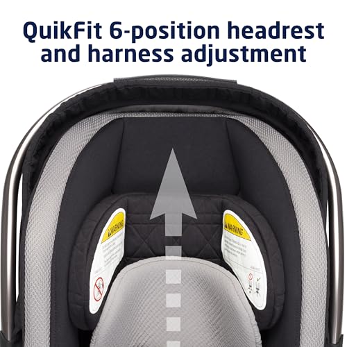 Maxi-Cosi Peri 180 Rotating Infant Car Seat, Baby Car Seat Rotating Carseat, Onyx Heritage - image 5