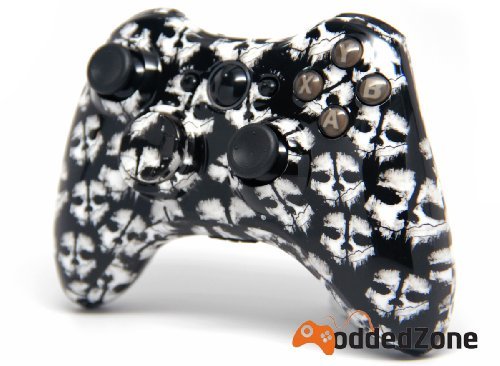 "Ghosts" Xbox 360 Rapid Fire Custom Modded Controller 40 Mods for All Major Shooter Games, Quick Scope, Sniper Breath, Burst Fire, Jump Shot and More