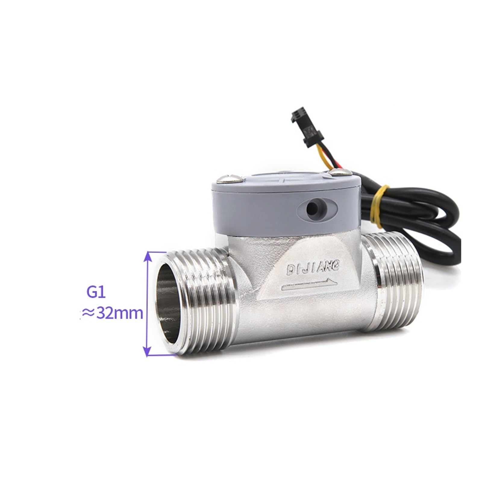 Medidor de caudal de agua, Sensor De Flujo De Agua Hall De 1 Pulgada, Medidor De Flujo De Tubería De Aguas Residuales Industriales