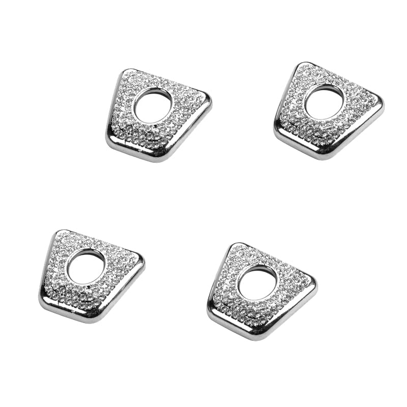 QKSD Compatible Door Lock Pins Caps for BMW 1 5 Series Interior Decorations Bling Inner Door Lock Pins Caps Crystal Decal Sticker G30 530i 530e 535i