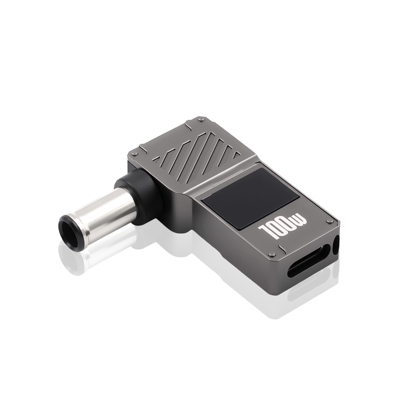 Adaptador 100W CC a USB C con pantalla digital de potencia y codo de 90 grados 8