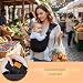 Imagen de Ajustable Portabebes Lateral Capacidad de Carga 20 KG Fular Portabebe Negro Baby Carrier Transpirable Ergonómico Apto para Recién Nacidos de 3 a 36 Meses
