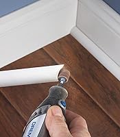 Vista 5 de Dremel 733-01 Kit de accesorios para herramientas rotativas, juego de 20 piezas de tallado de madera, incluye bandas de lijado, brocas de tallado