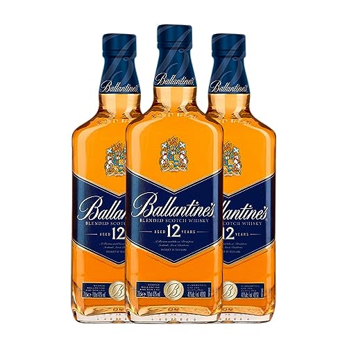 Whisky Blended Ballantine's Blue Reserva 12 Años 70 cl (Caja de 3 Botellas de 70 cl)